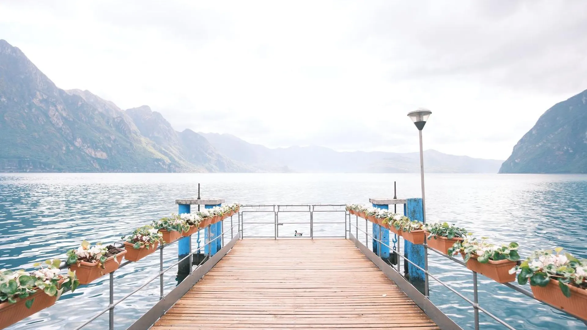 Costa Blu - Pool And Terrace Overlooking The Lake Riva di Solto Appartamento
